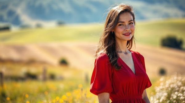 Les 5 raisons d'adopter une robe champêtre rouge pour vos occasions